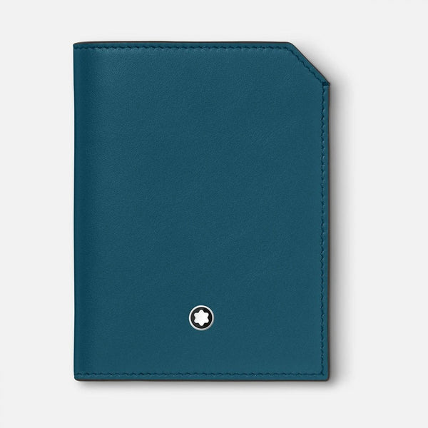 Montblanc Meisterstück Blue Soft Leather Mini 4-Card Wallet