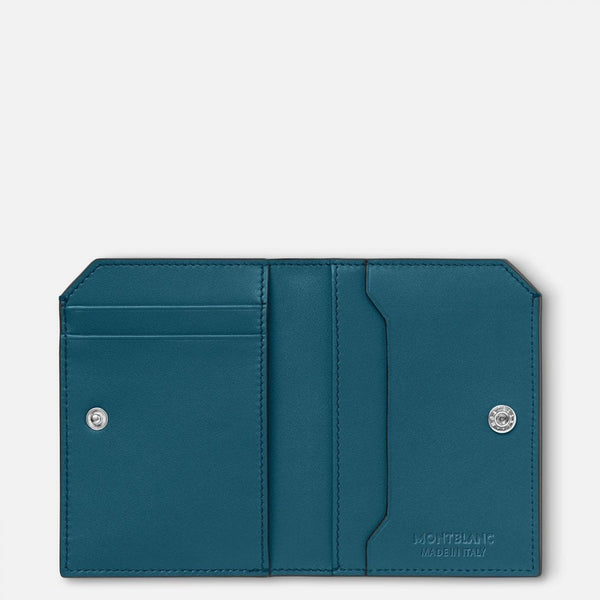 Montblanc Meisterstück Blue Soft Leather Mini 4-Card Wallet