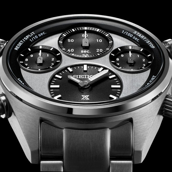 Seiko Prospex ‘Panda’ 1/100th Second Speedtimer Solar Chronograph Watch
