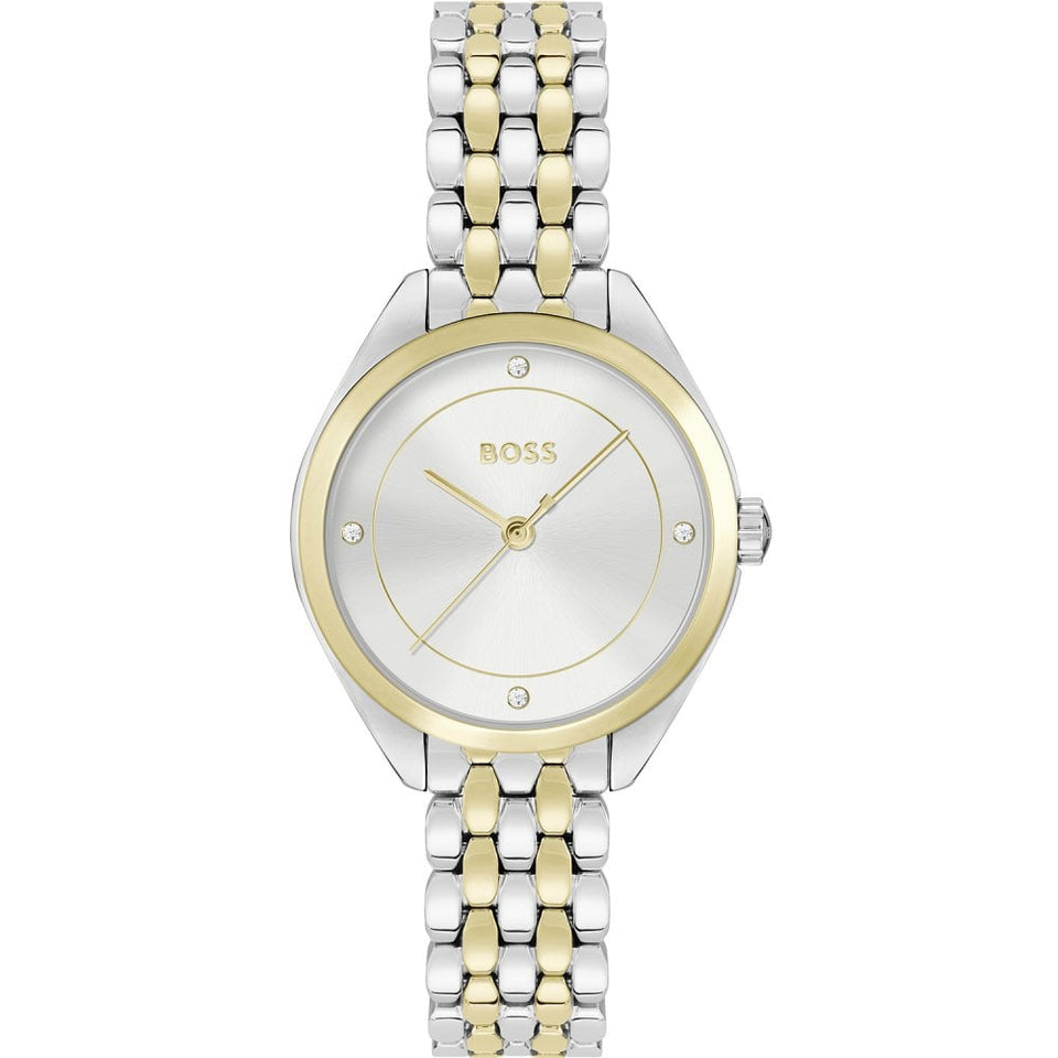 BOSS Ladies MAE Two Tone Link Bracelet Watch