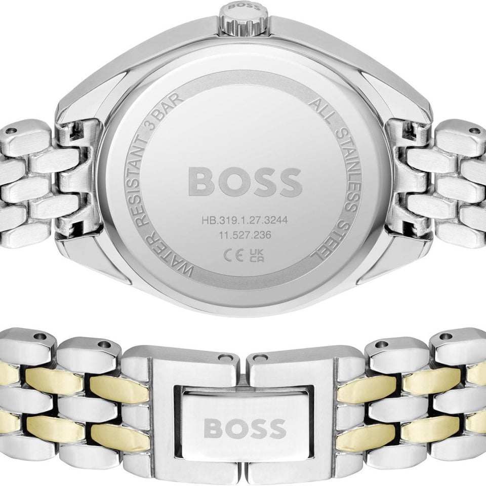 BOSS Ladies MAE Two Tone Link Bracelet Watch