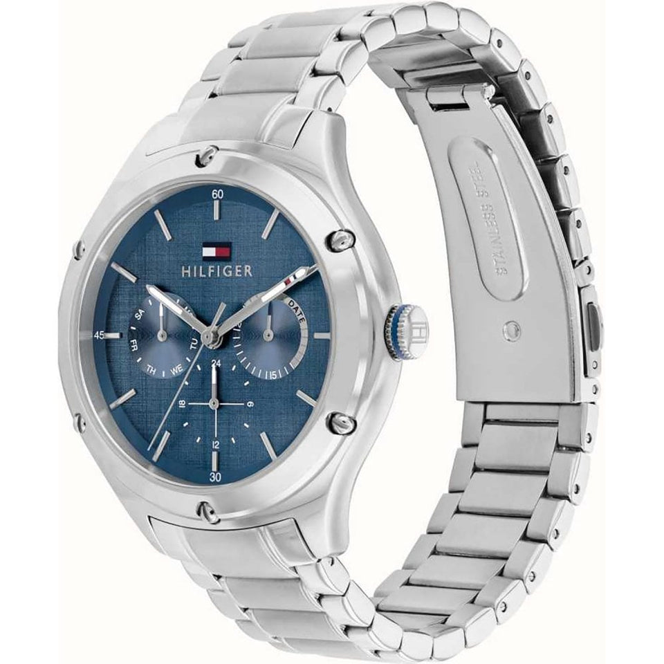 Tommy Hilfiger Ladies Lexi 41mm Blue Dial Bracelet Watch