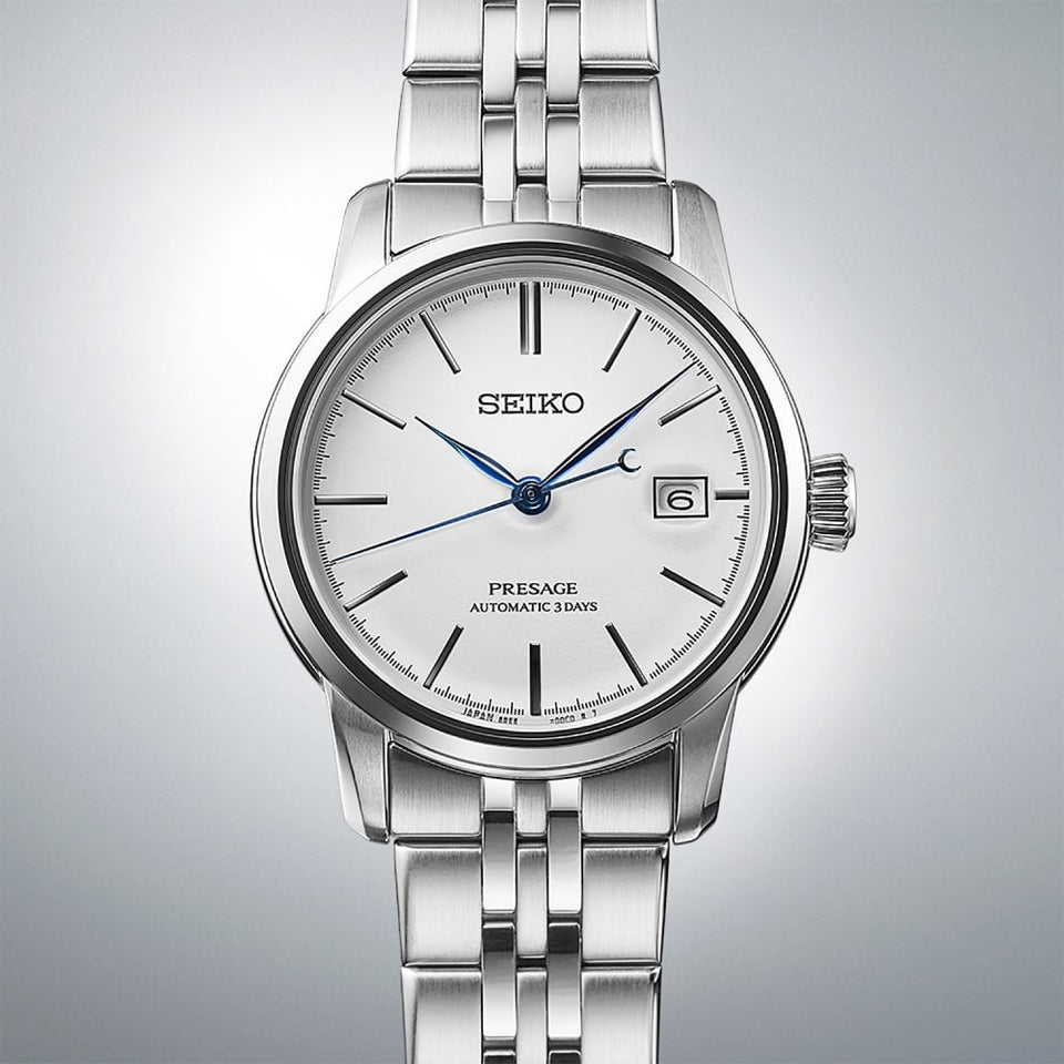 Seiko Presage Craftsmanship Series ’Pure White’ Enamel 40.2mm Watch