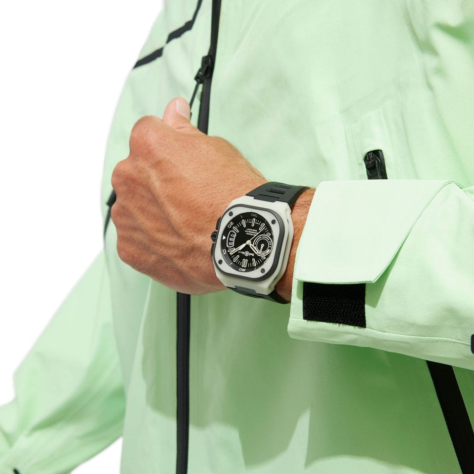 Bell & Ross BR-X5 GREEN LUM Limited Edition Watch (XXX/500)