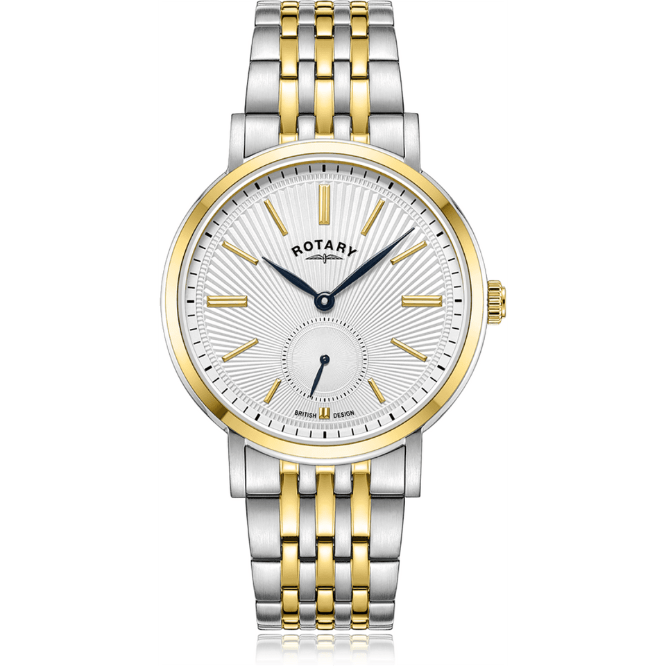 Rotary Men's Dress 37mm Silver Dial Quartz Watch