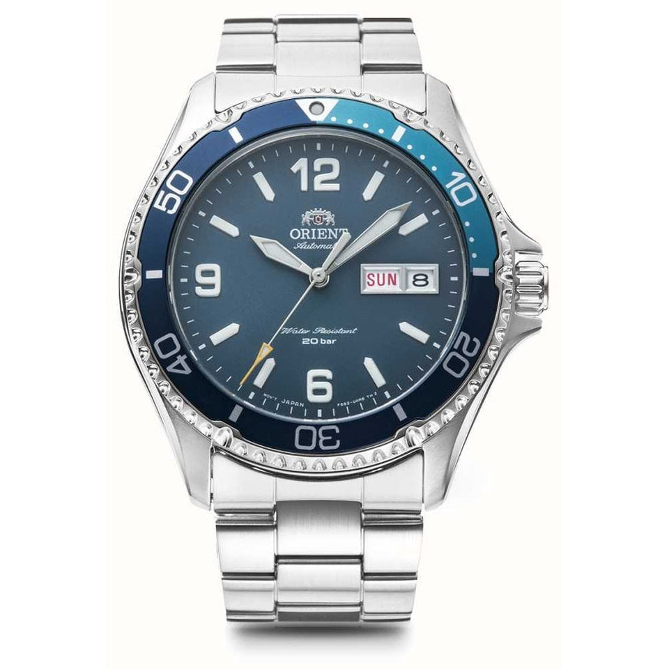Orient Men's Mako 2023 Mechanical 42mm Blue Dial Stainless Steel Watch