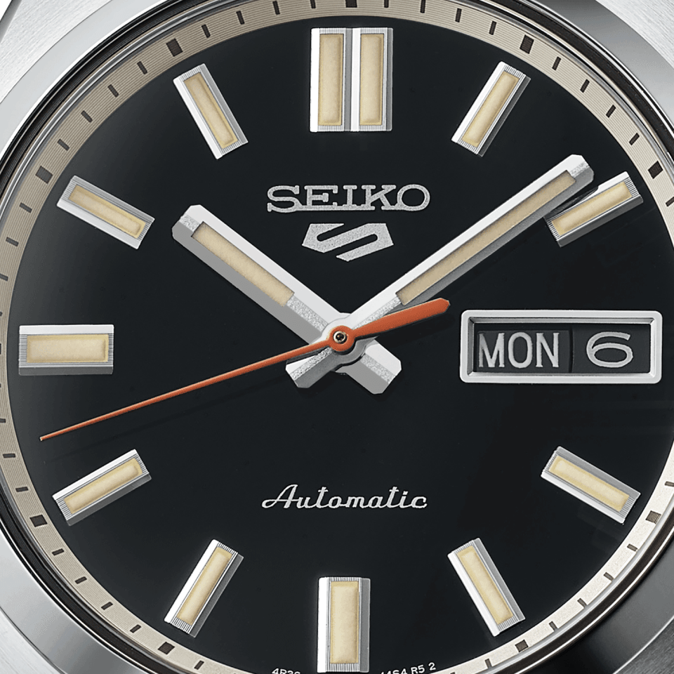 Seiko 5 Sports Men's SNXS ‘Deep Black Wash’ Classic Sports Watch