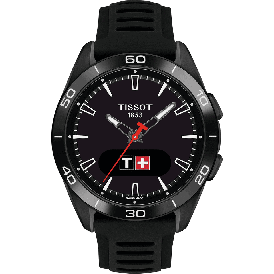 Tissot Men's T-TOUCH Connect Sport 44mm Black Strap Watch