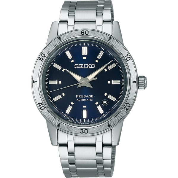 Seiko Presage Style 60's 40mm 'Elegant Yet Rugged' In Navy Watch