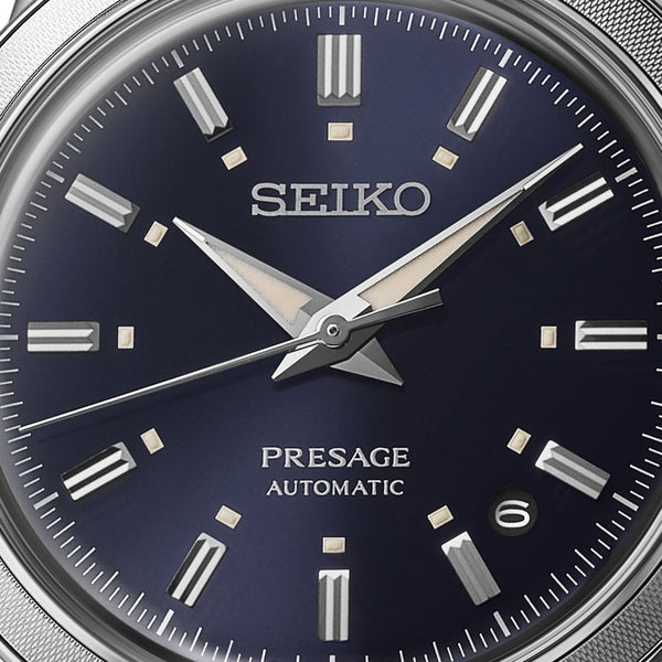 Seiko Presage Style 60's 40mm 'Elegant Yet Rugged' In Navy Watch