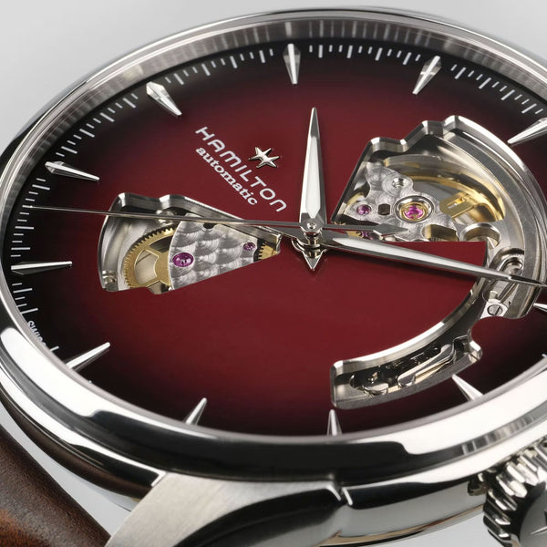 Hamilton Jazzmaster Open Heart 40mm Red Dial Automatic Watch
