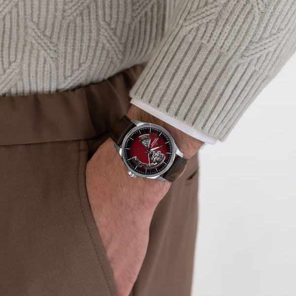 Hamilton Jazzmaster Open Heart 40mm Red Dial Automatic Watch