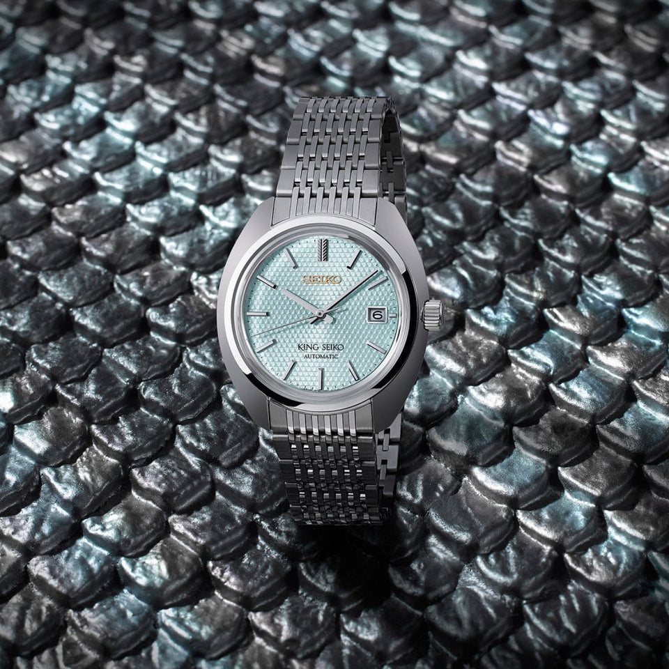 King Seiko Men's 39mm ‘Rising Dragon’ 100th Anniversary Of Seiko 6L Limited Edition Watch