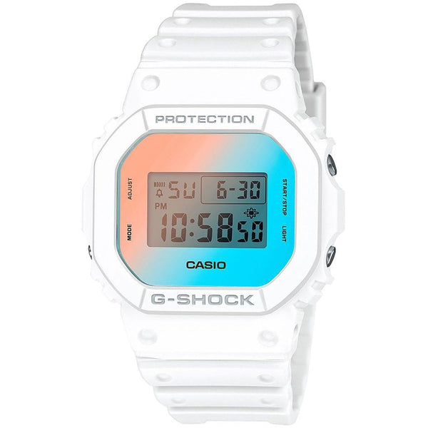 Casio G-Shock Men's White 'Beach Time Lapse' 5600 Series Digital Watch