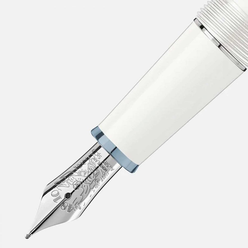 Montblanc Meisterstück Glacier Classique White Fountain Pen (M)
