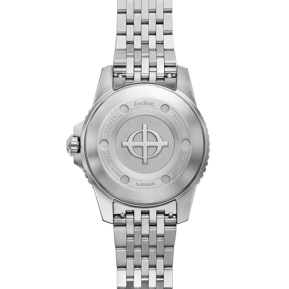 Zodiac Men's SUPER SEA WOLF PRO DIVER Full Lum Automatic Watch