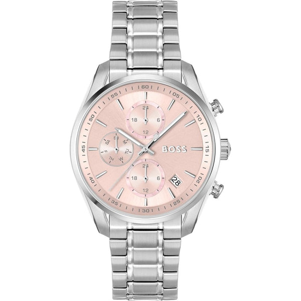 BOSS Ladies GRAND TOUR 38mm Pink Dial Watch