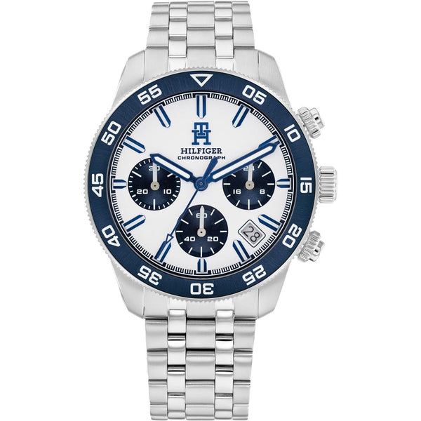 Tommy Hilfiger Men's TH85 41mm White Dial Chronograph Watch