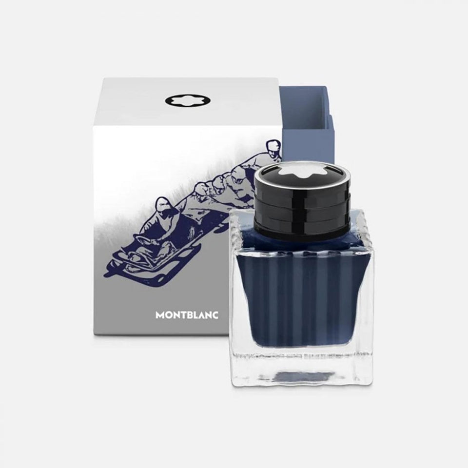 Montblanc Olympic Heritage Chamonix Ink Bottle 50ml, Grey