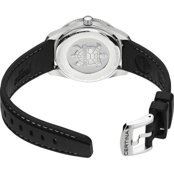 Certina Men's Quartz DS PH100M Black Rubber Strap Watch