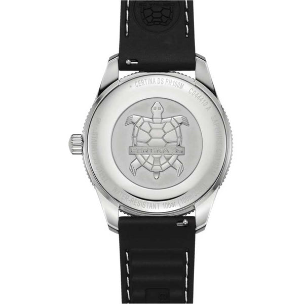 Certina Men's Quartz DS PH100M Black Rubber Strap Watch