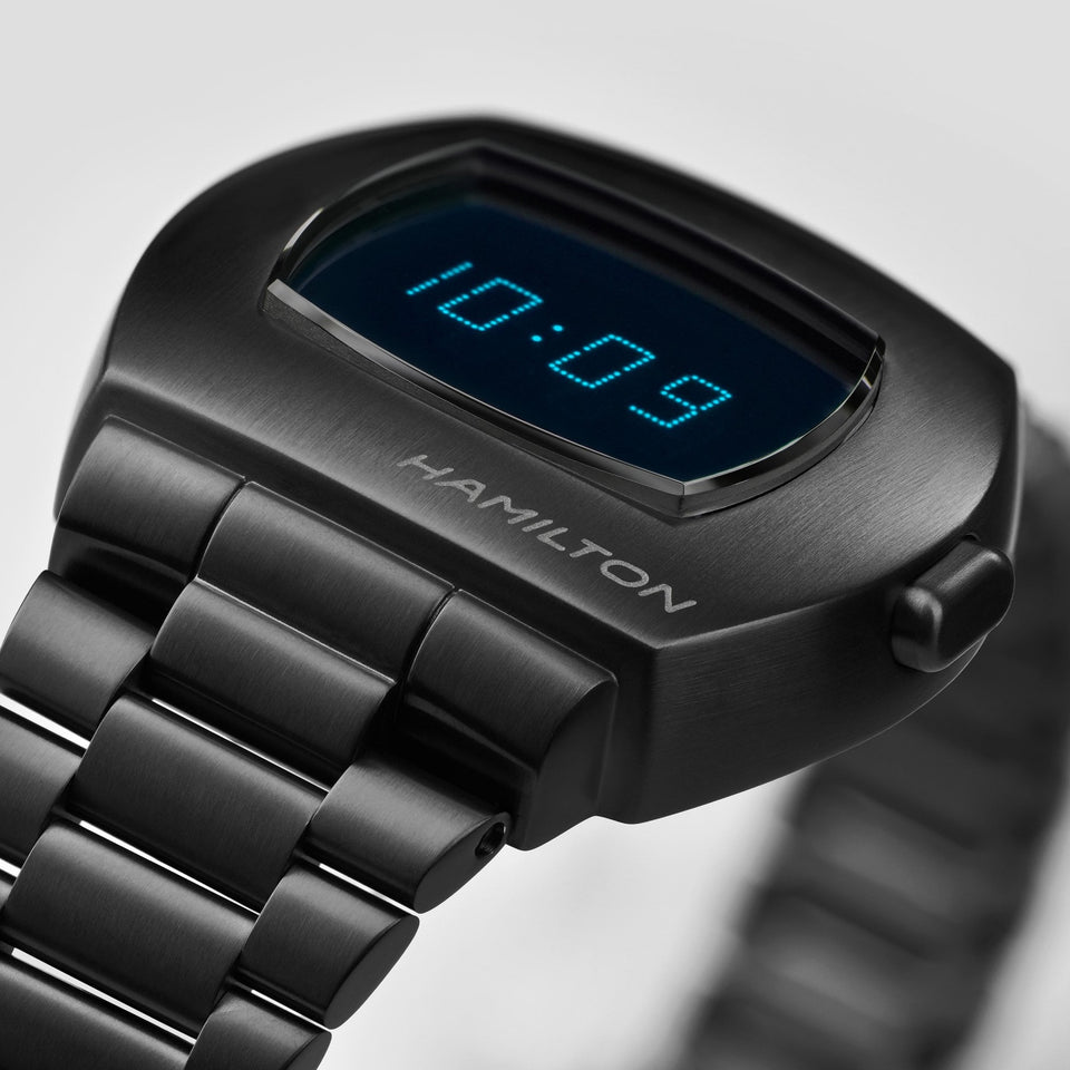 Hamilton American Classic PSR Digital Quartz Black PVD Watch