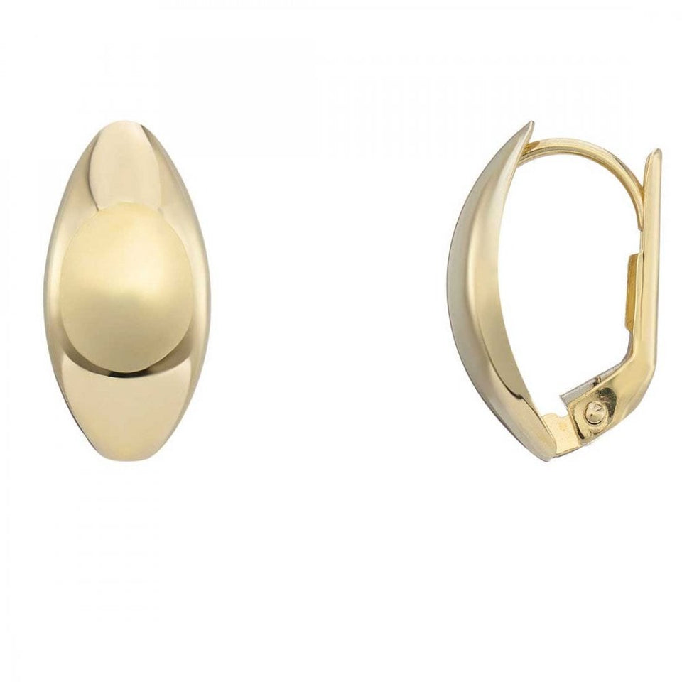 Francis & Gaye 9ct Yellow Gold Chunky Huggie Hoops
