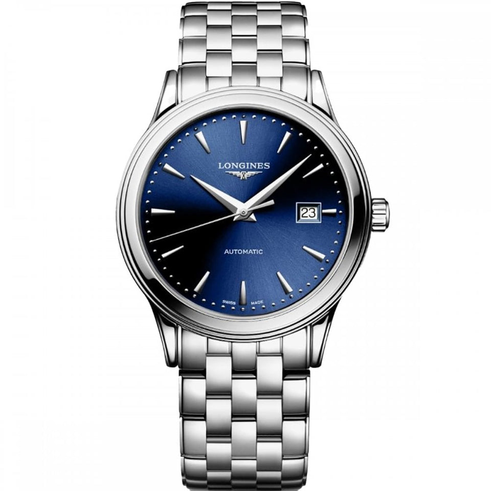 Longines Mens Flagship Blue Dial 38.5mm Automatic Watch