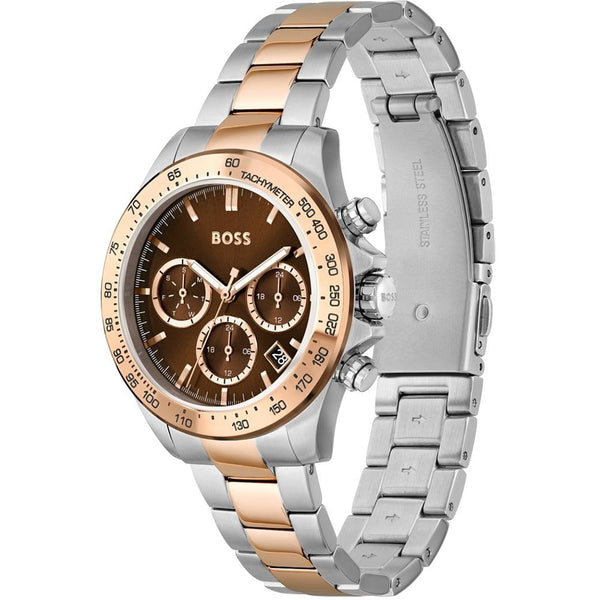 BOSS Ladies NOVIA SPORT Rose Two Tone Chronograph Watch