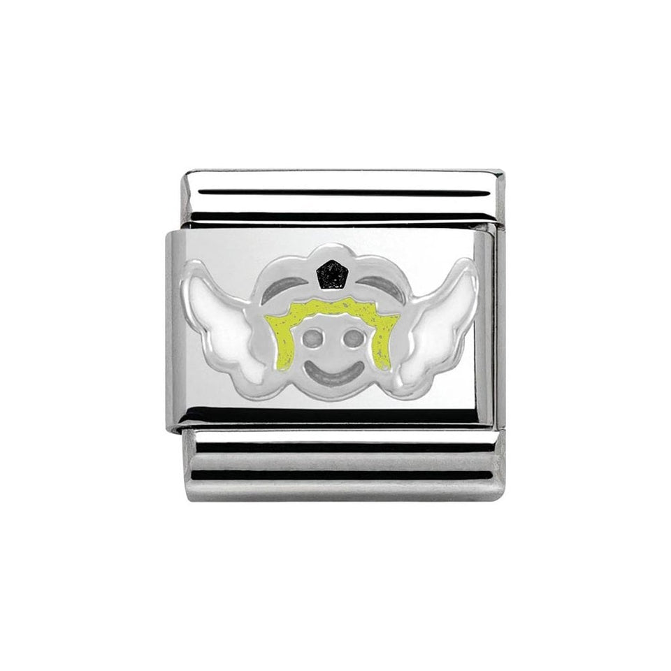 Nomination CLASSIC Silvershine Christmas Angel Charm