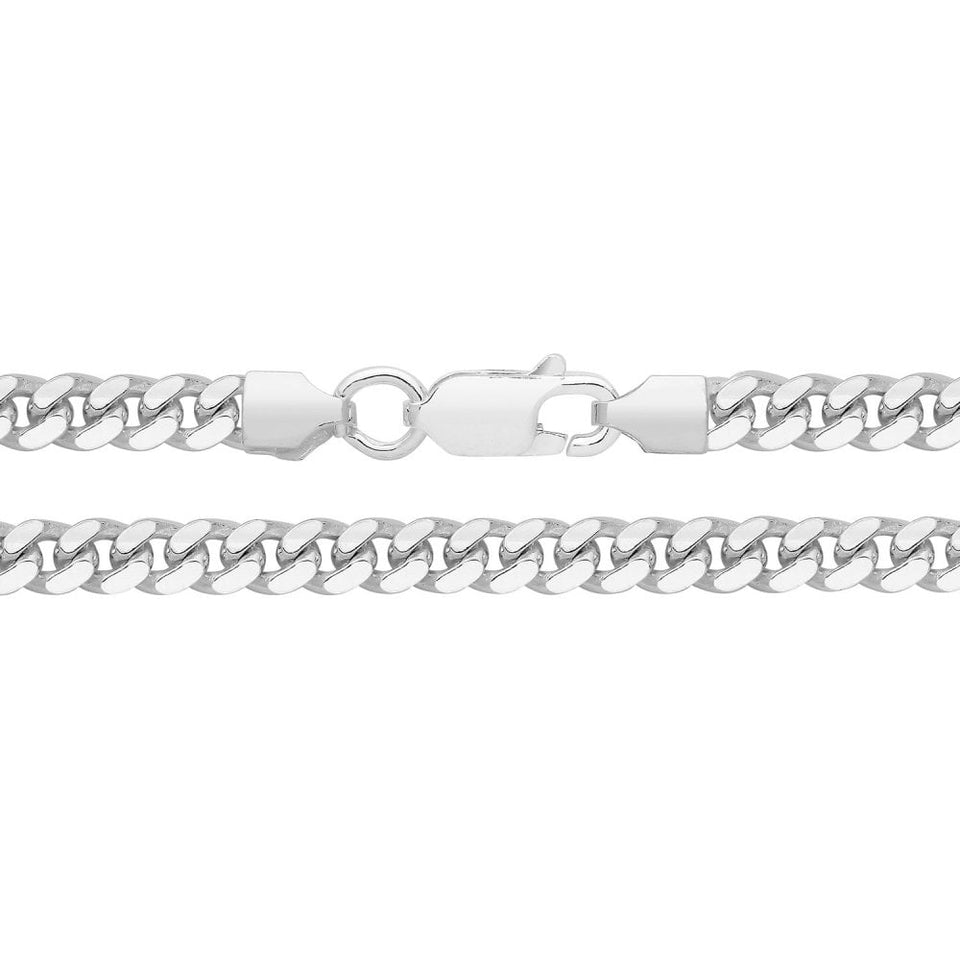 Francis & Gaye Silver 20cm Curb Chain Bracelet