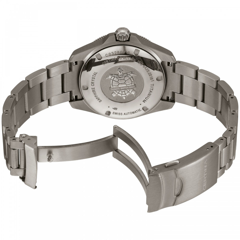 Certina Men's DS ACTION Diver Titanium 38mm Automatic Watch