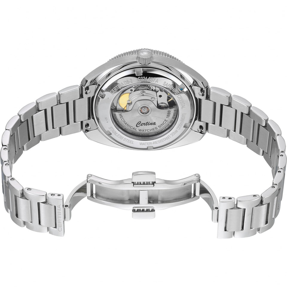 Certina DS-2 Powermatic 41mm Watch | Grey Dial