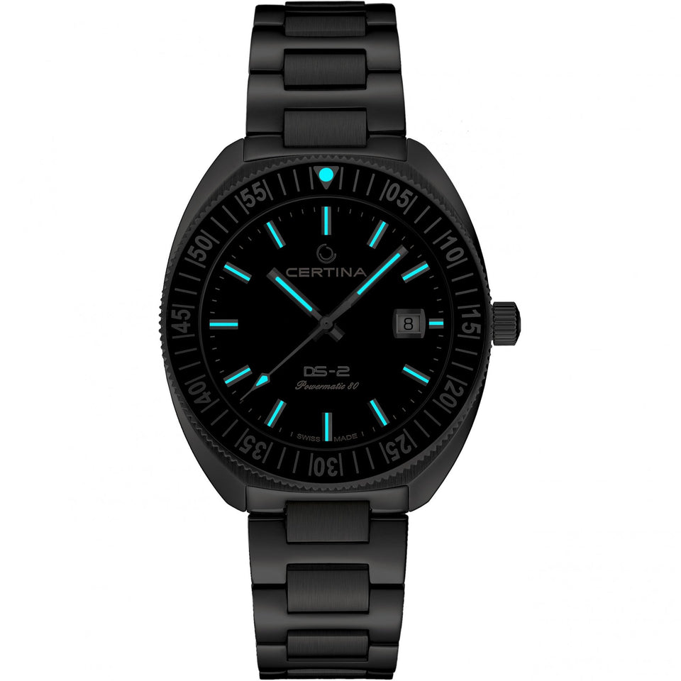Certina DS-2 Powermatic 41mm Watch | Grey Dial
