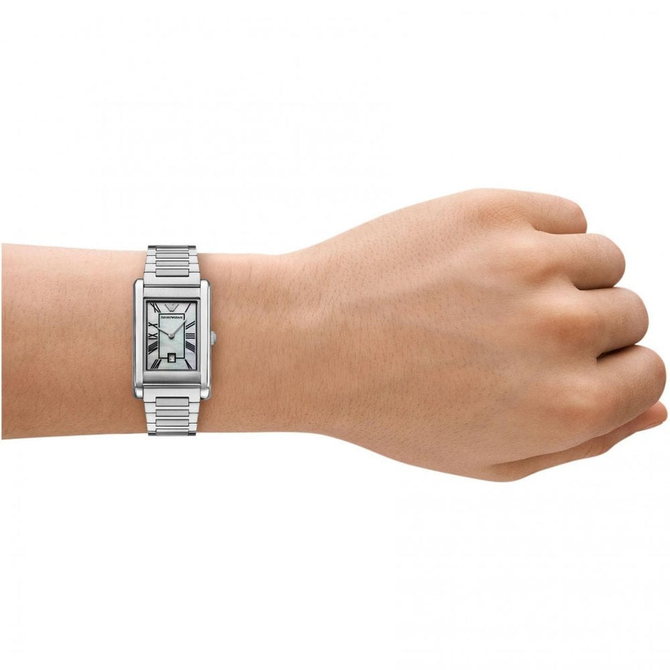 Emporio Armani Gent's Gino Mother Of Pearl Bracelet Watch