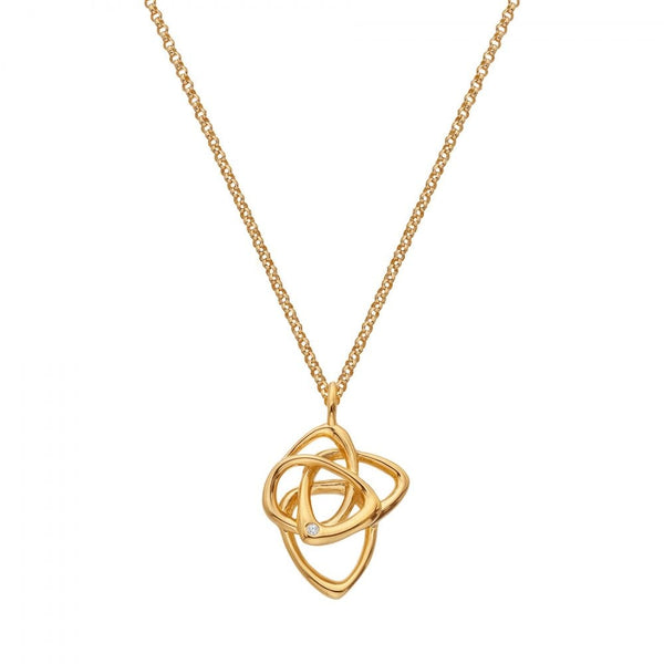 Hot Diamonds Golden Edit Endless Gold Plated Necklace