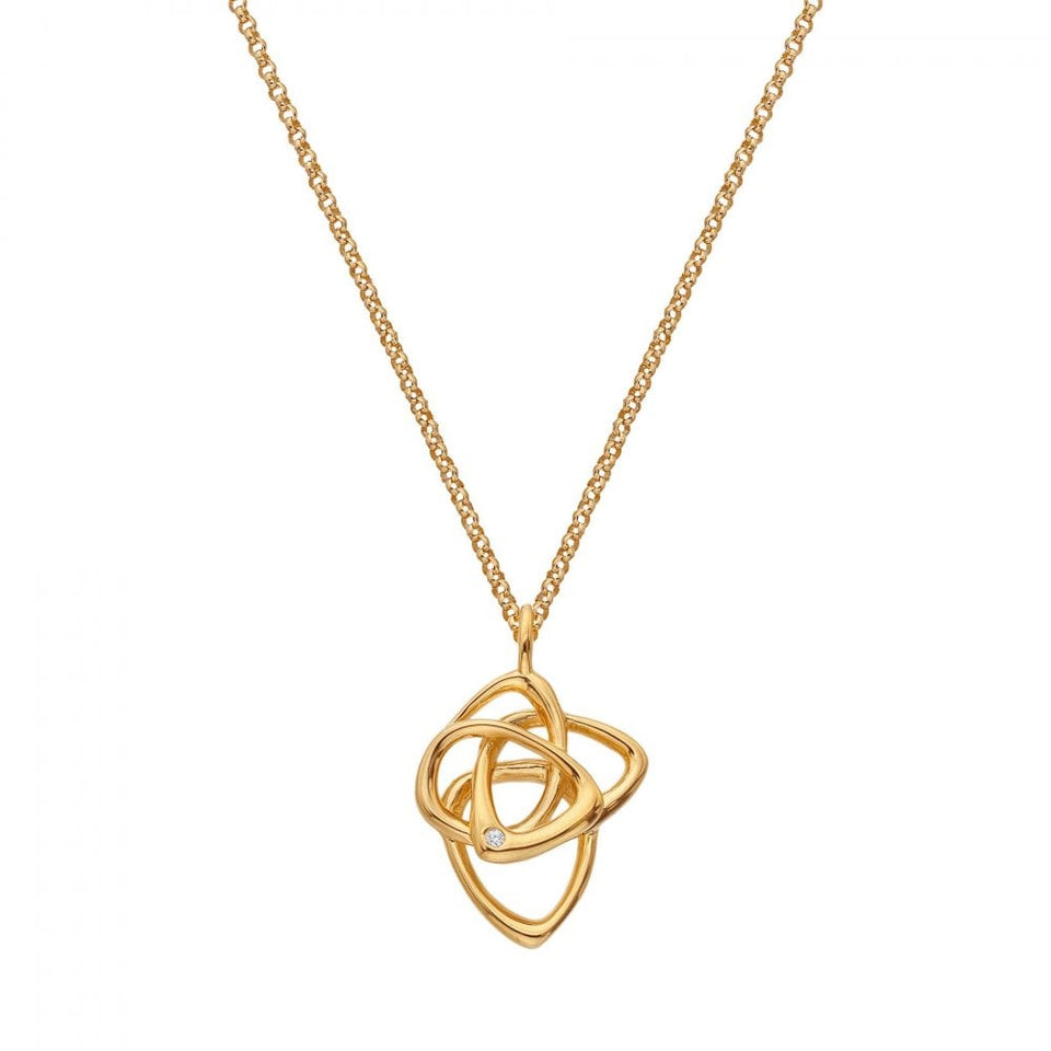 Hot Diamonds Golden Edit Endless Gold Plated Necklace