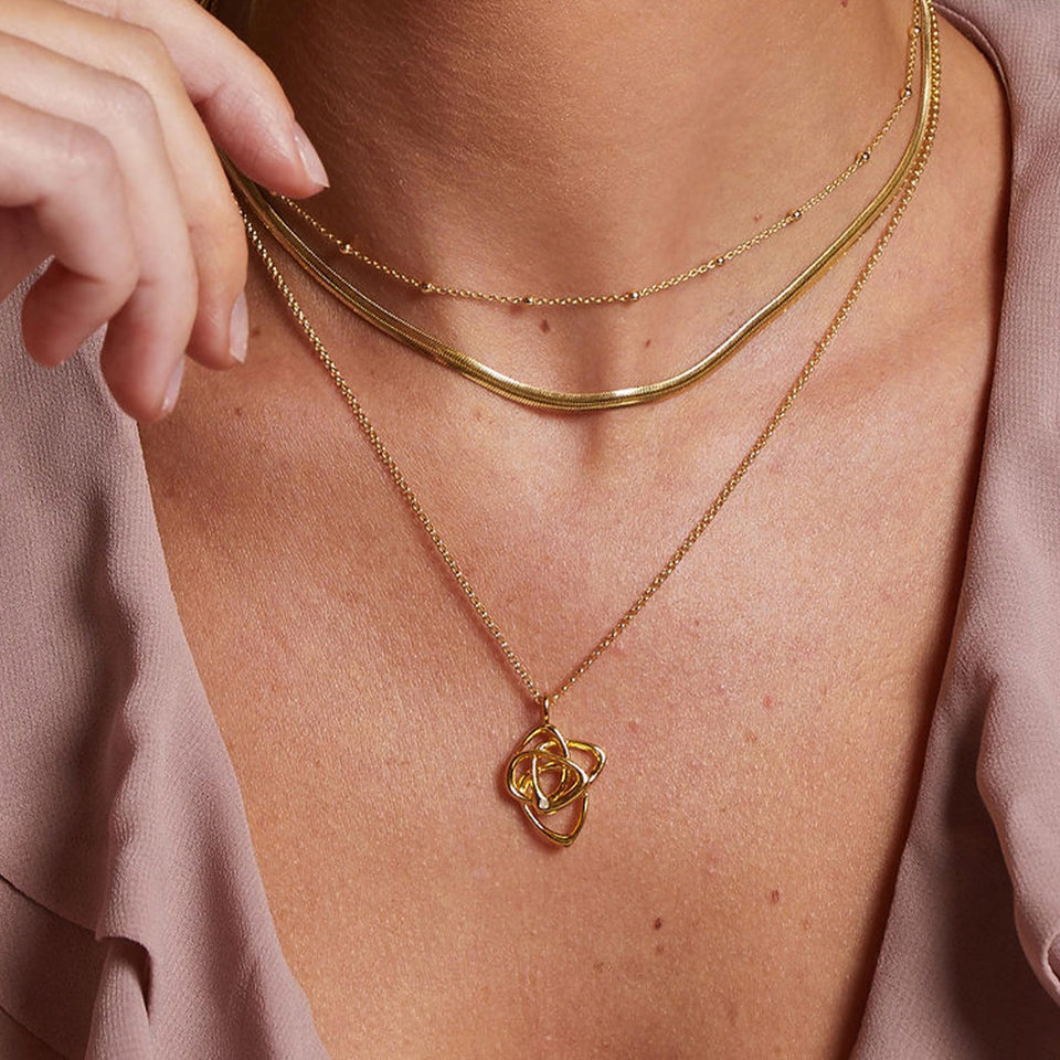 Hot Diamonds Golden Edit Endless Gold Plated Necklace