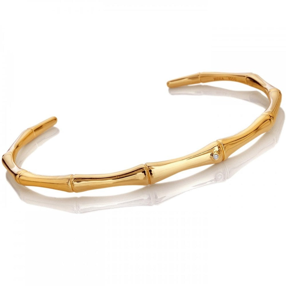 Hot Diamonds Golden Edit Bondi Gold Plated Bangle