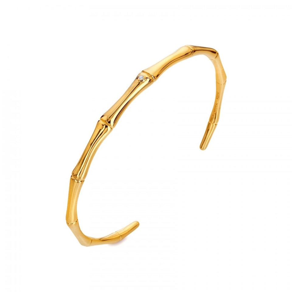 Hot Diamonds Golden Edit Bondi Gold Plated Bangle