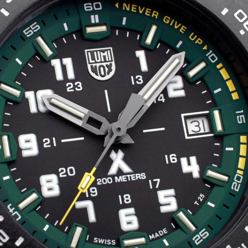 Luminox Bear Grylls Mountain 43mm Green Dial Watch
