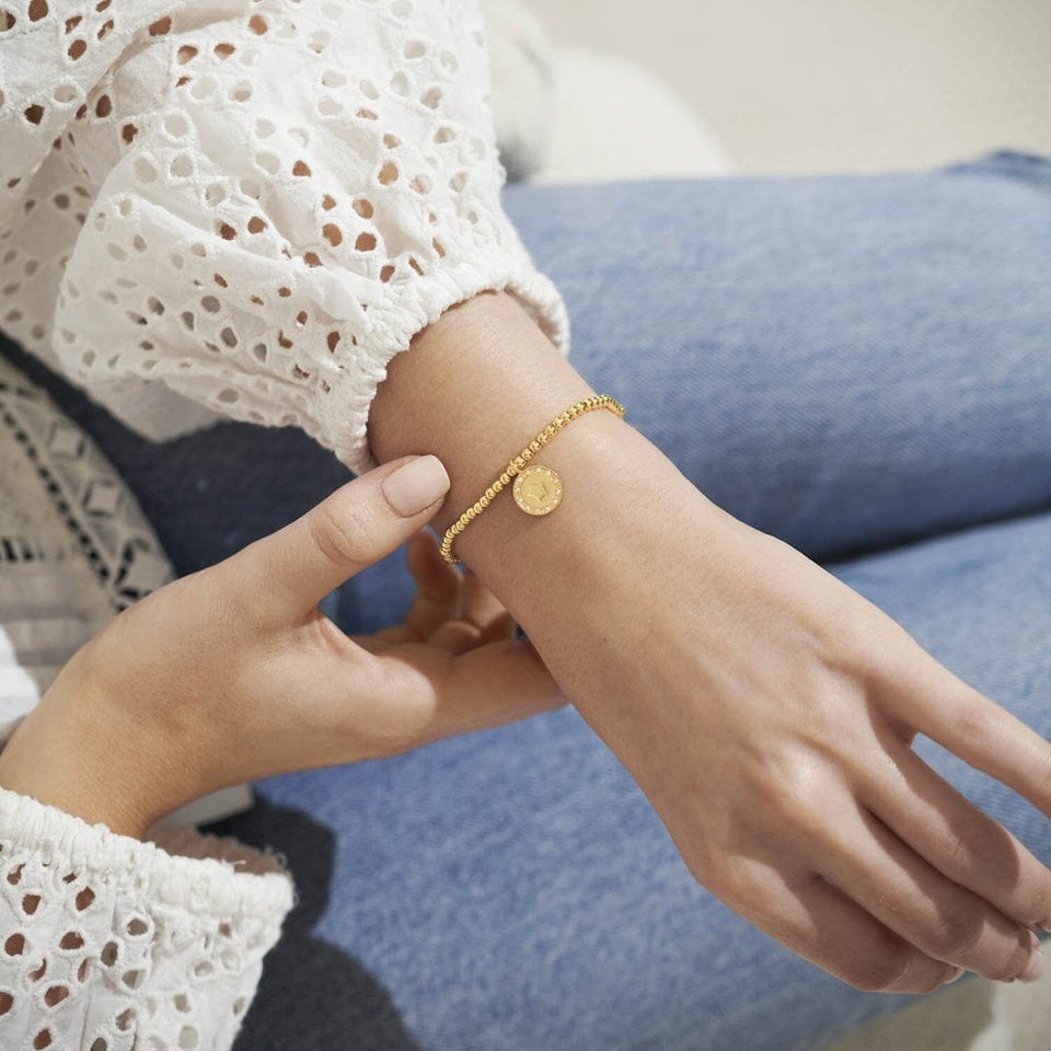 Joma Jewellery Gold A Little 'Happy Birthday' Bracelet
