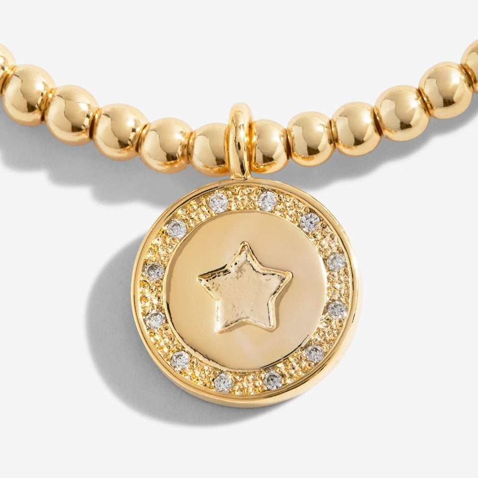 Joma Jewellery Gold A Little 'Happy Birthday' Bracelet