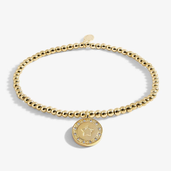 Joma Jewellery Gold A Little 'Happy Birthday' Bracelet
