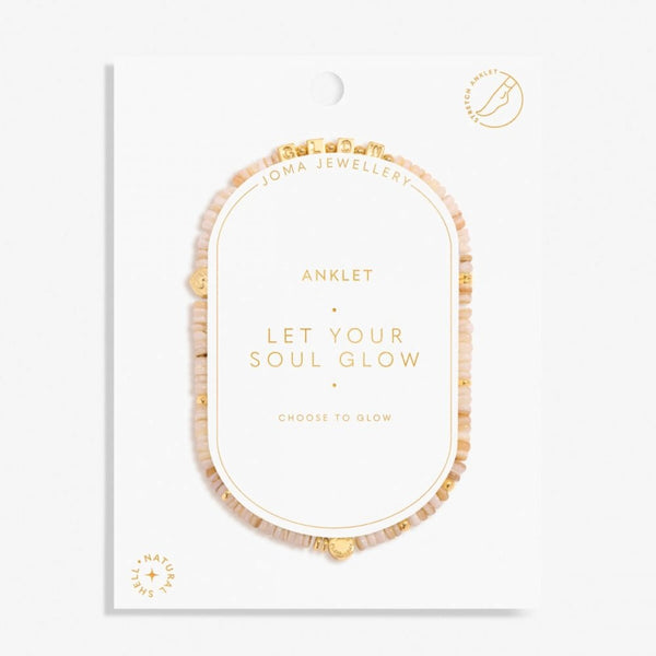 Joma Jewellery Happy Little Moments 'Let Your Soul Glow' Anklet