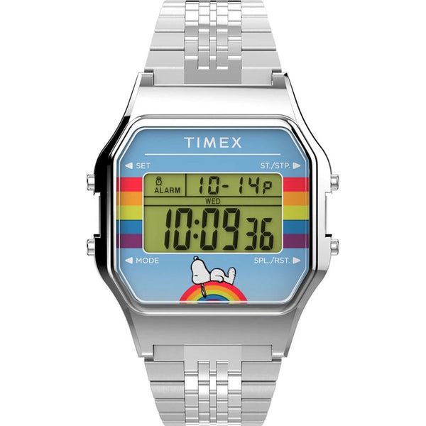 Timex Peanuts Rainbow Digital Watch