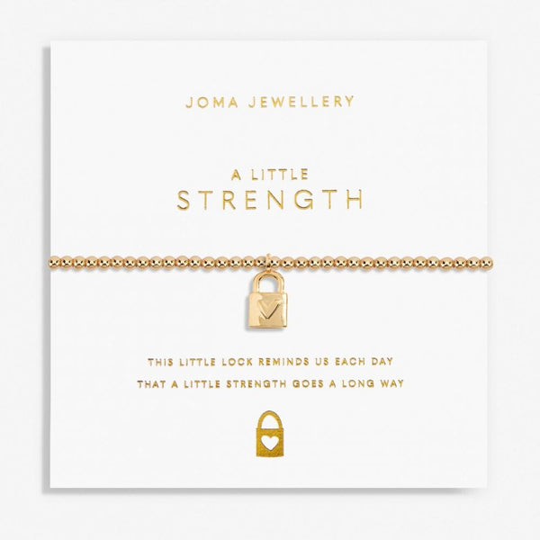 Joma Jewellery Gold A Little 'Strength' Bracelet
