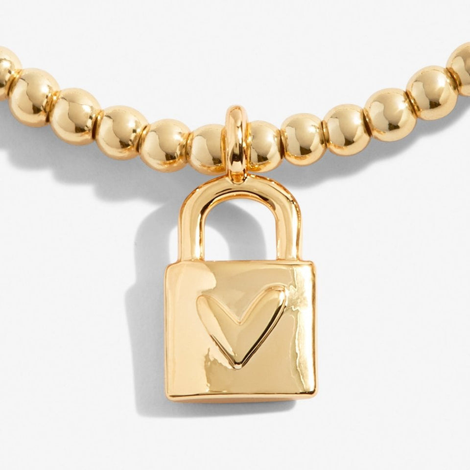 Joma Jewellery Gold A Little 'Strength' Bracelet