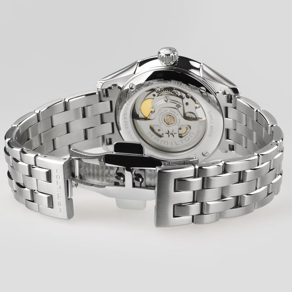 Hamilton Men's Jazmaster Automatic Red Open Heart Watch