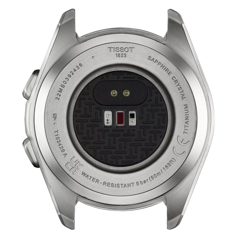 Tissot Men's T-TOUCH Connect Sport 44mm Orange Strap Watch